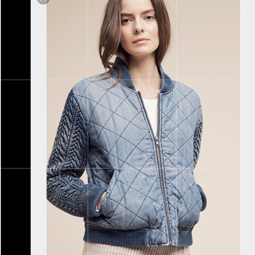 Cloth & Stone
Women's Quilted Chambray Bomber